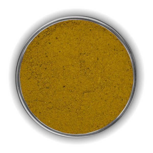 Güldene-Milch-Gewürzmischung als feines, goldgelbes Pulver