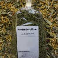 Korianderblätter gerebelt