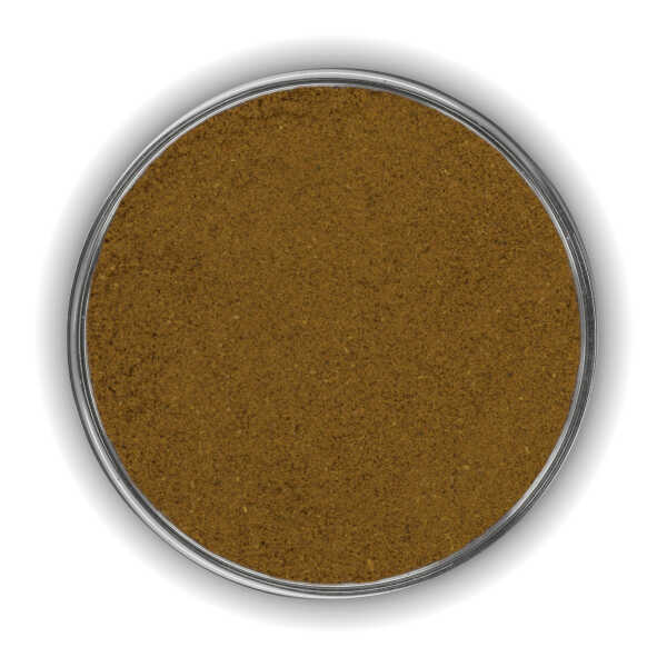 Ras el Hanout Couscous als feine, gelblich-braune Gewürzmischung
