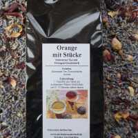 Schwarztee Orange mit Stücken