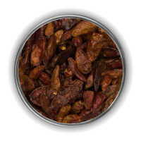 Ganze, kleine Chilischoten in dunkelrotem Farbton, 1-3 cm...