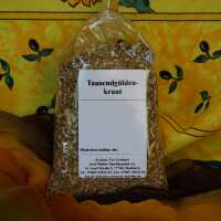 Getrocknetes Tausendgüldenkraut in grüner Farbe