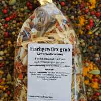 Grobe Fischgewürzmischung mit sichtbaren, bunten...
